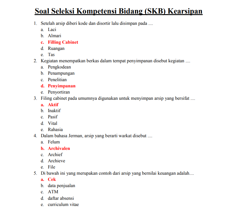 Detail Contoh Soal Skb Nomer 3