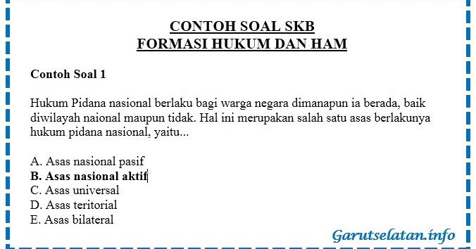 Detail Contoh Soal Skb Nomer 4