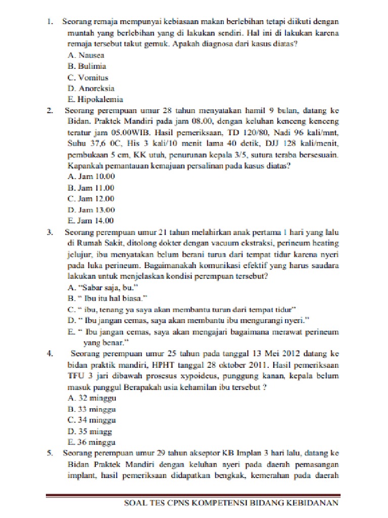 Detail Contoh Soal Skb Cpns 2019 Nomer 52