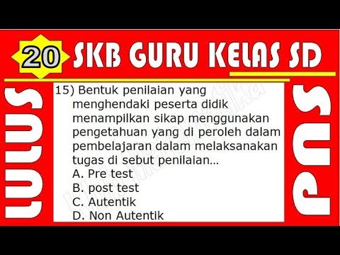 Detail Contoh Soal Skb Guru Nomer 21