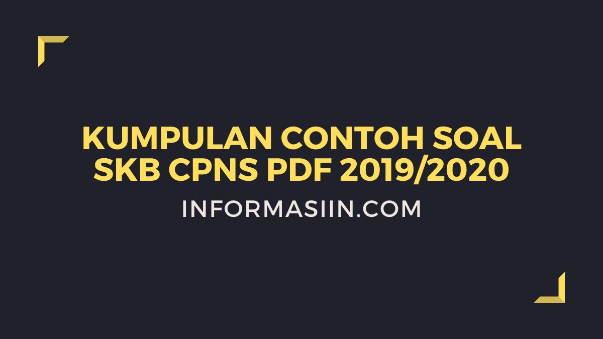 Detail Contoh Soal Skb Perawat Nomer 46