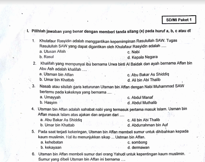 Detail Contoh Soal Ski Nomer 19