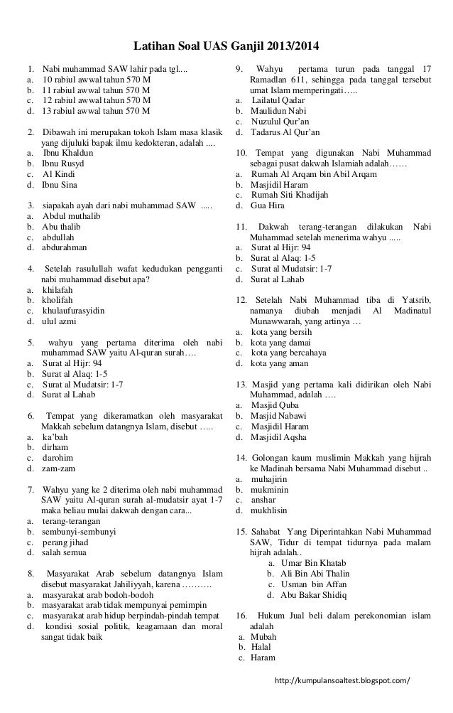 Detail Contoh Soal Ski Nomer 5