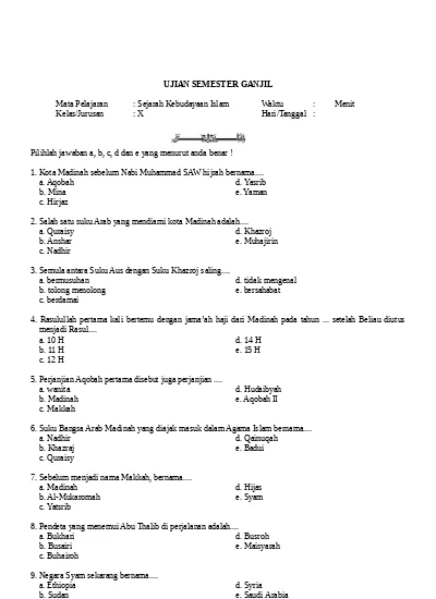 Detail Contoh Soal Ski Nomer 10