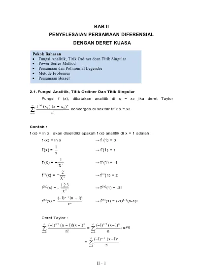 Detail Contoh Soal Solusi Persamaan Diferensial Nomer 44