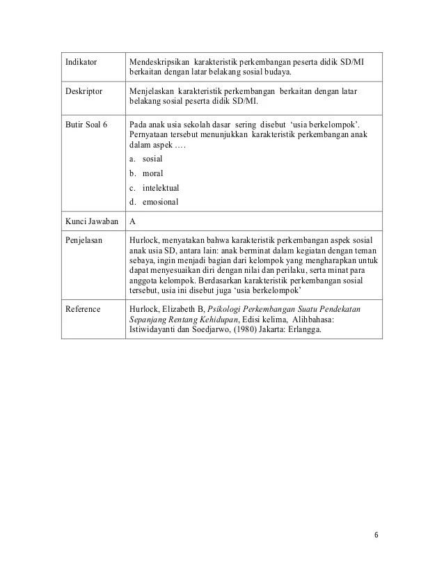 Detail Contoh Soal Sosial Emosional Anak Tk Nomer 34