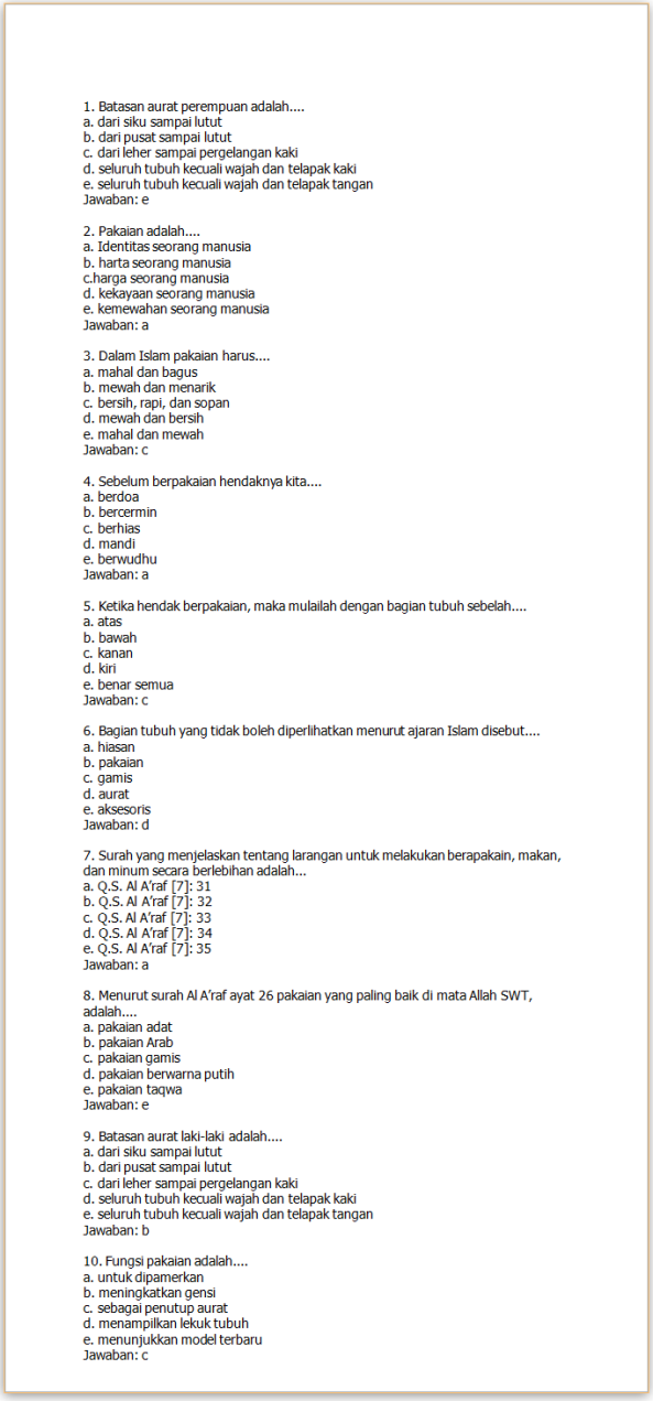 Detail Contoh Soal Sosiologi Kelas 10 Nomer 13