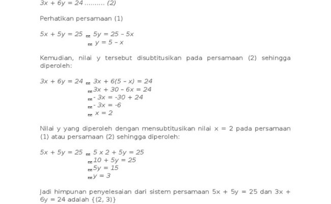 Detail Contoh Soal Spldv Sma Nomer 52