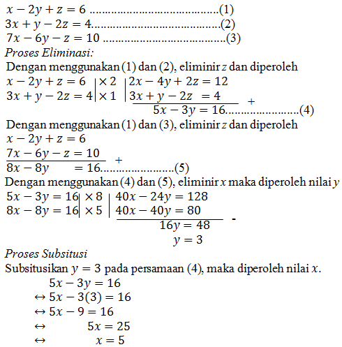 Contoh Soal Spltv Metode Eliminasi - KibrisPDR