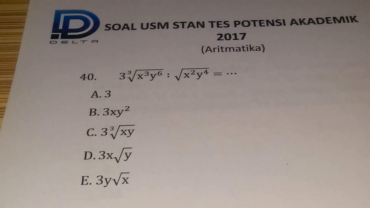 Detail Contoh Soal Stan Nomer 6