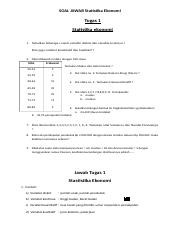 Detail Contoh Soal Statistik Ekonomi Nomer 3