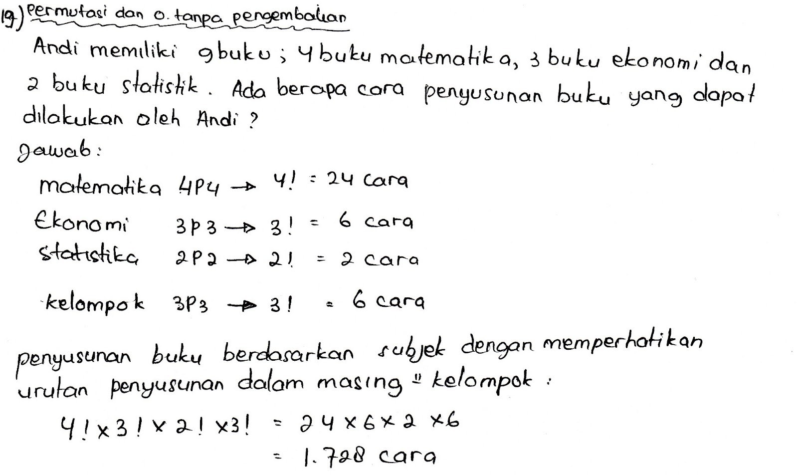 Detail Contoh Soal Statistika Nomer 47