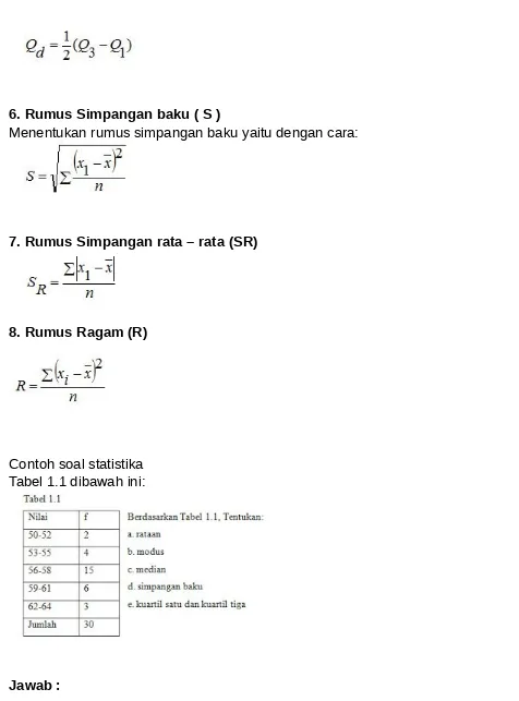 Detail Contoh Soal Statistika Kelas 12 Nomer 26