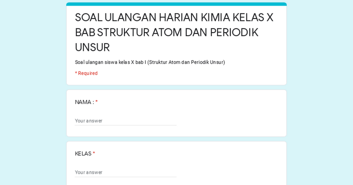 Detail Contoh Soal Struktur Atom Nomer 34