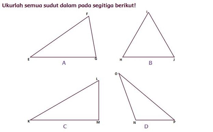 Detail Contoh Soal Sudut Segitiga Nomer 16