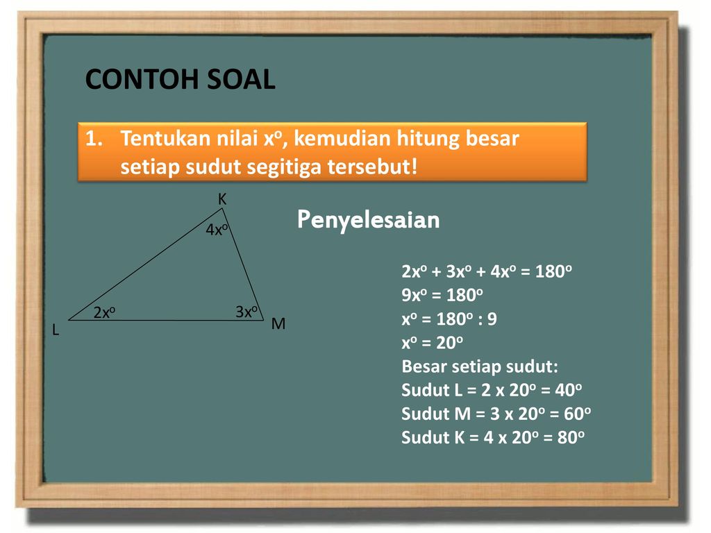 Detail Contoh Soal Sudut Segitiga Nomer 41