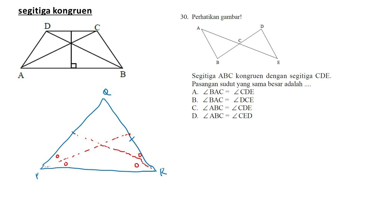 Detail Contoh Soal Sudut Segitiga Nomer 53