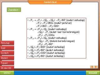 Detail Contoh Soal Sudut Sehadap Nomer 33