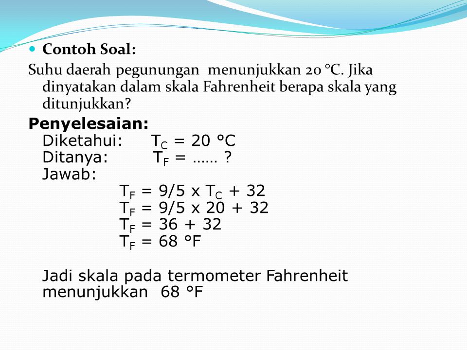 Detail Contoh Soal Suhu Nomer 17