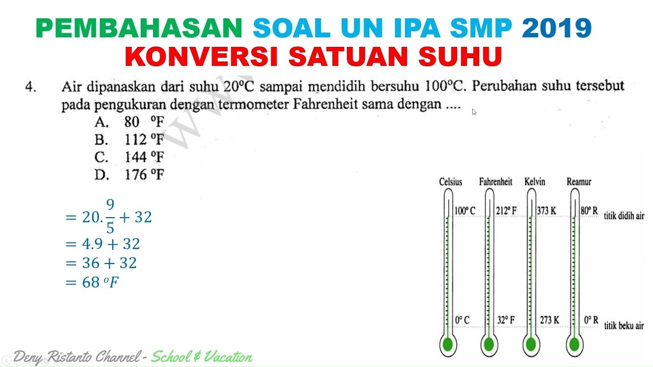 Detail Contoh Soal Suhu Nomer 4