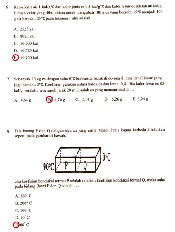 Detail Contoh Soal Suhu Dan Kalor Kelas 11 Nomer 3