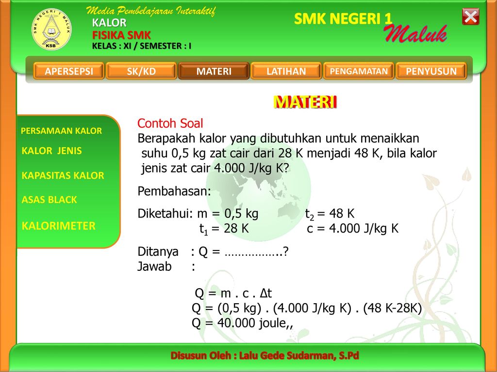 Detail Contoh Soal Suhu Dan Kalor Kelas 11 Nomer 40