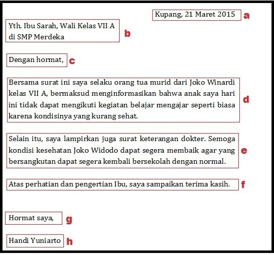 Detail Contoh Soal Surat Pribadi Nomer 45