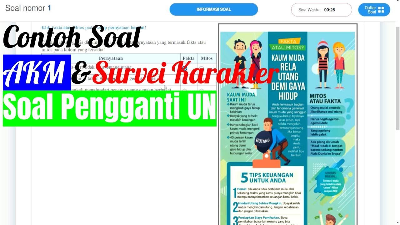 Detail Contoh Soal Survei Karakter Nomer 13