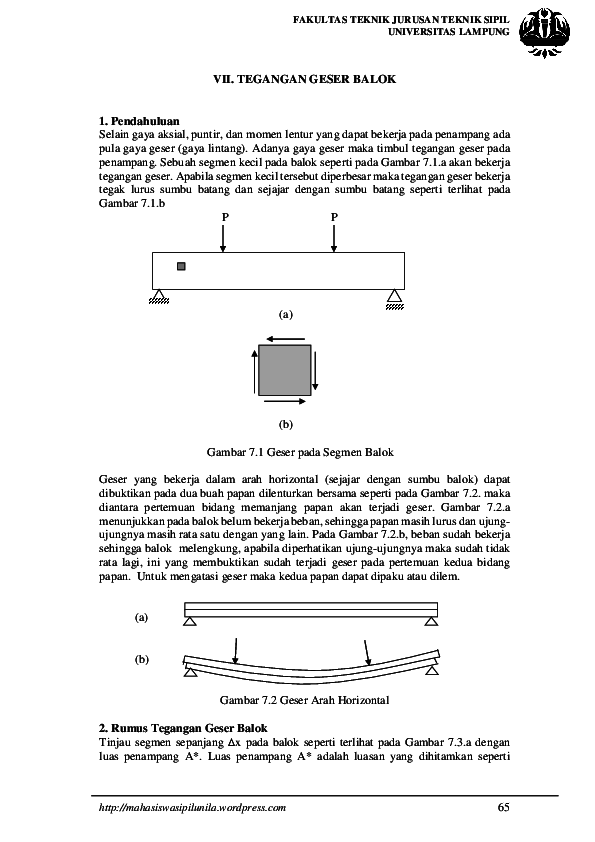 Detail Contoh Soal Tegangan Geser Nomer 8