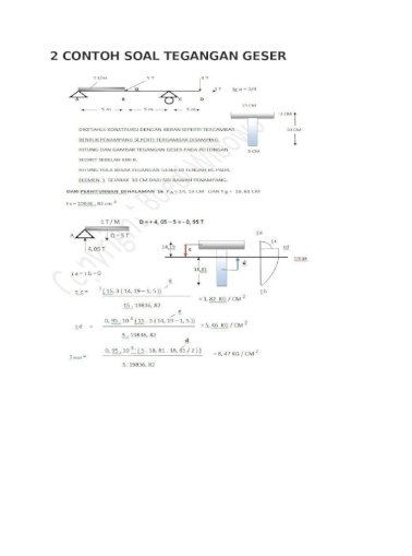 Detail Contoh Soal Tegangan Geser Nomer 17