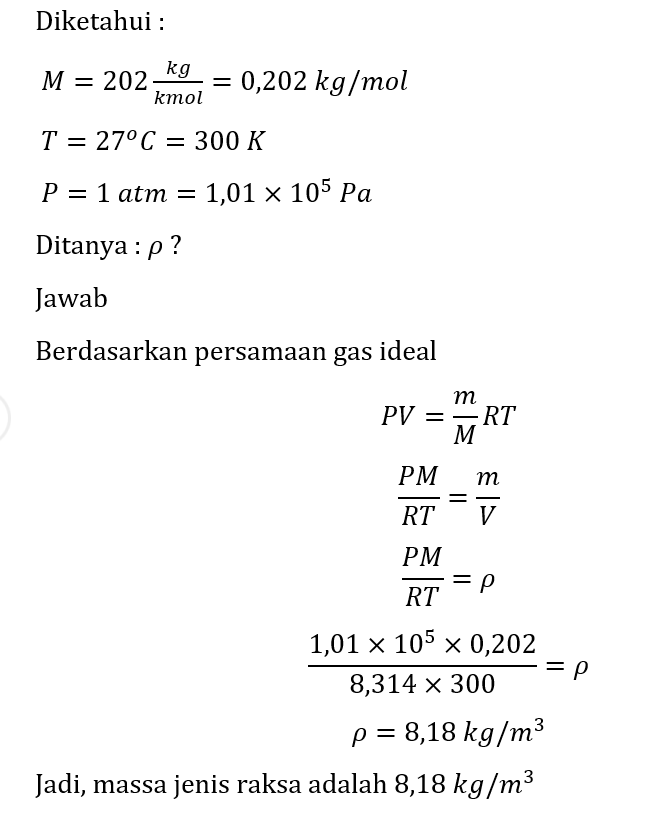 Detail Contoh Soal Tekanan Gas Nomer 45