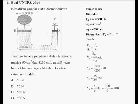 Detail Contoh Soal Tekanan Hidrostatis Sma Kelas 11 Nomer 31