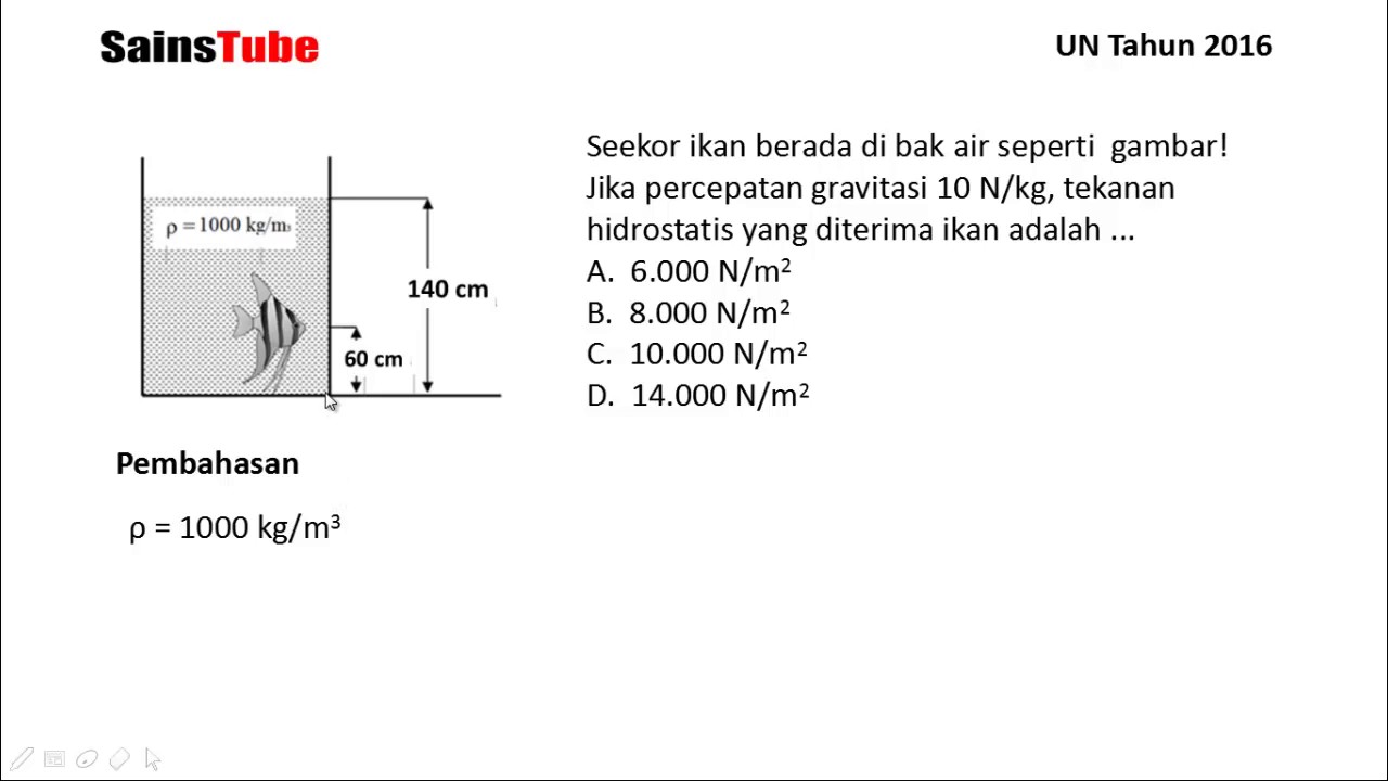 Detail Contoh Soal Tekanan Zat Cair Nomer 25