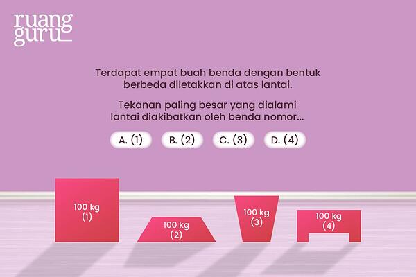 Detail Contoh Soal Tekanan Zat Padat Nomer 25