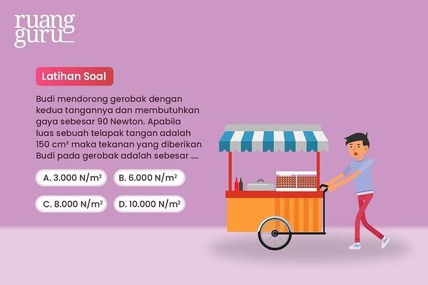 Detail Contoh Soal Tekanan Zat Padat Nomer 30