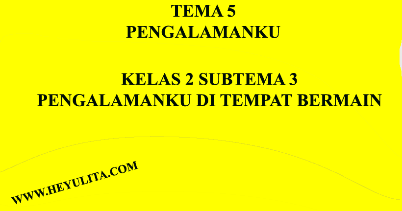 Detail Contoh Soal Tema 5 Kelas 2 Nomer 41