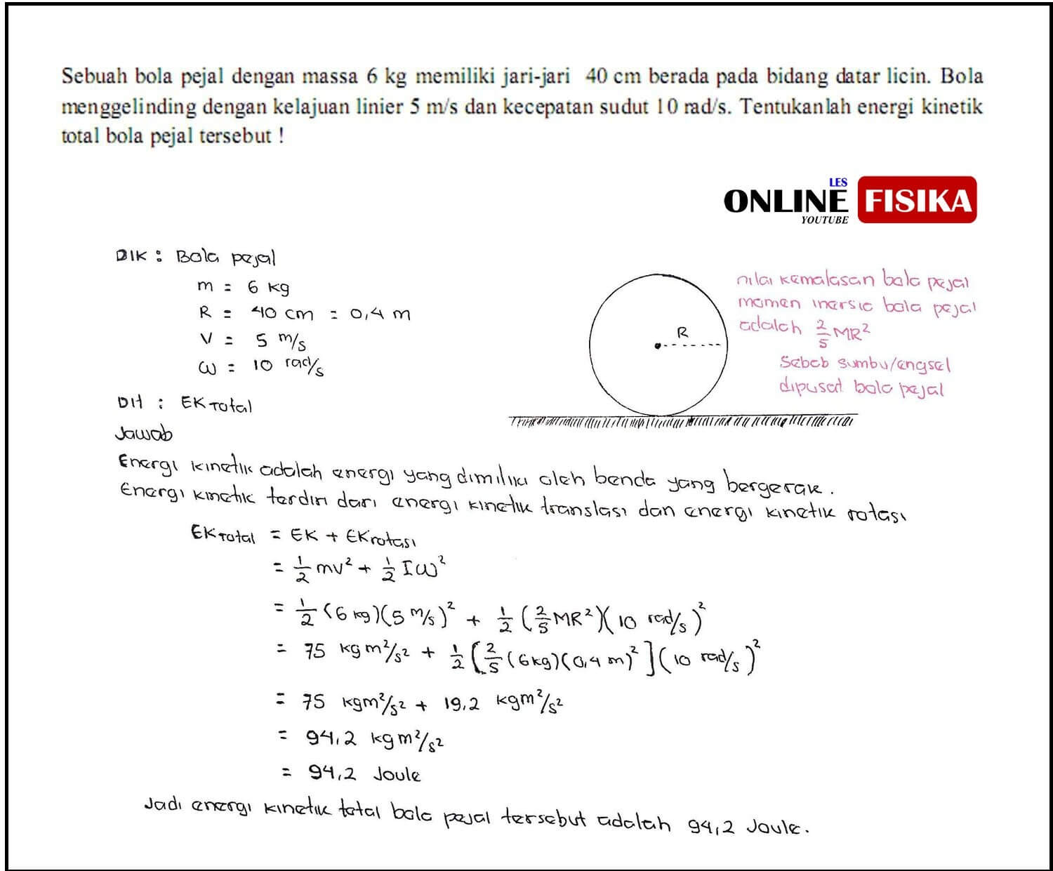 Detail Contoh Soal Tentang Energi Nomer 30