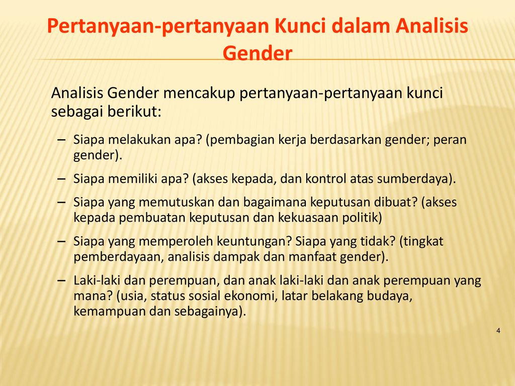 Detail Contoh Soal Tentang Gender Nomer 14