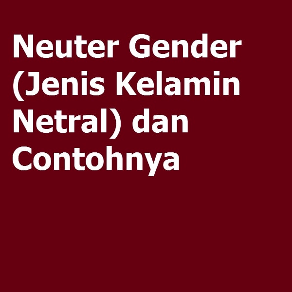 Detail Contoh Soal Tentang Gender Nomer 44