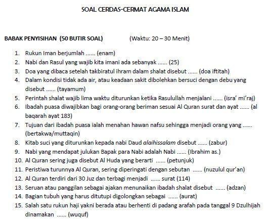 Detail Contoh Soal Tentang Gender Nomer 49