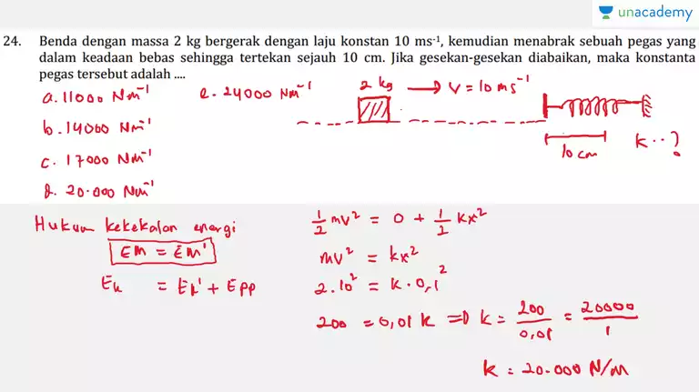 Detail Contoh Soal Tentang Usaha Nomer 14