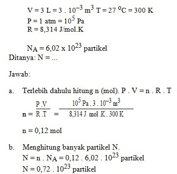 Detail Contoh Soal Teori Kinetik Gas Nomer 5