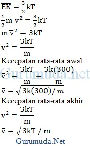 Detail Contoh Soal Teori Kinetik Gas Nomer 7