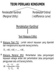 Detail Contoh Soal Teori Perilaku Konsumen Nomer 31