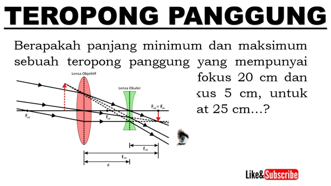 Detail Contoh Soal Teropong Bumi Nomer 23