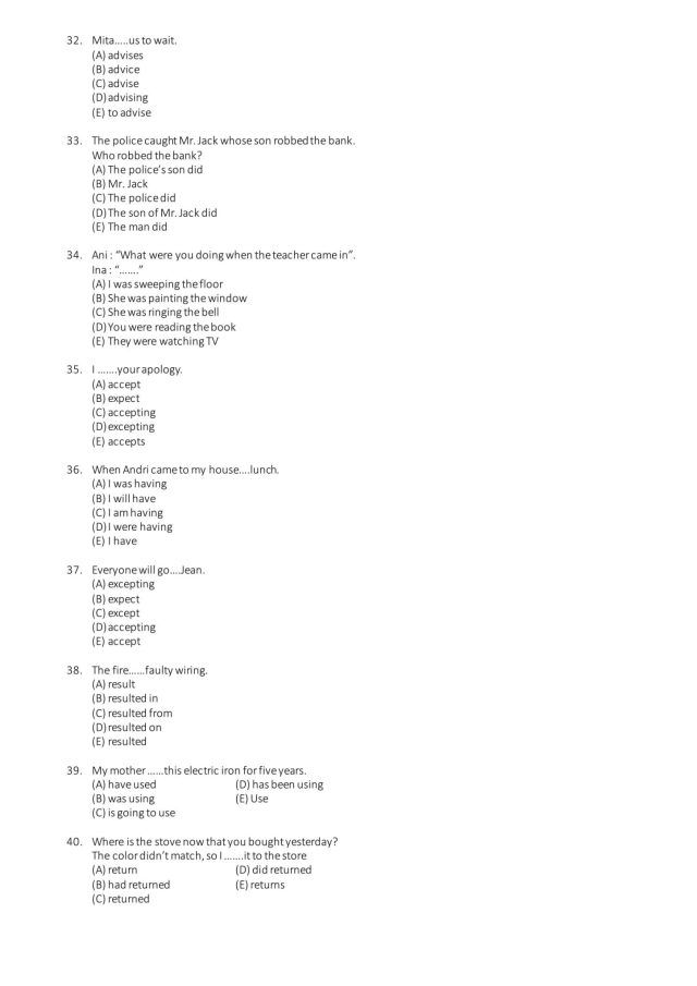 Detail Contoh Soal Tes Akademik Polri Nomer 3