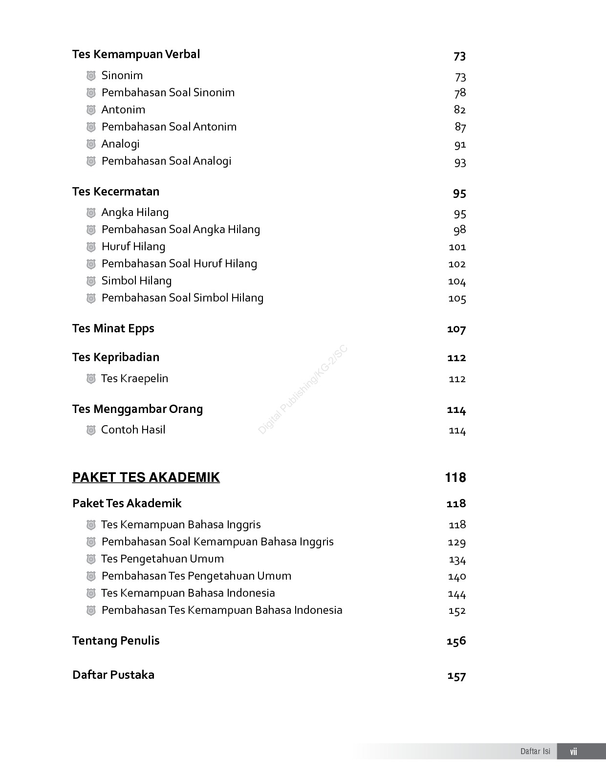 Detail Contoh Soal Tes Akademik Polri Nomer 25