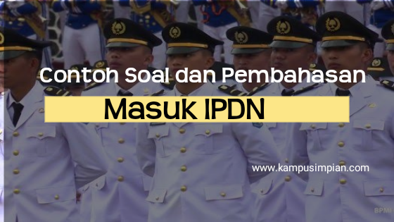 Detail Contoh Soal Tes Ipdn Nomer 3