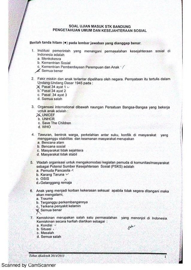 Detail Contoh Soal Tes Masuk Kuliah Swasta Nomer 54