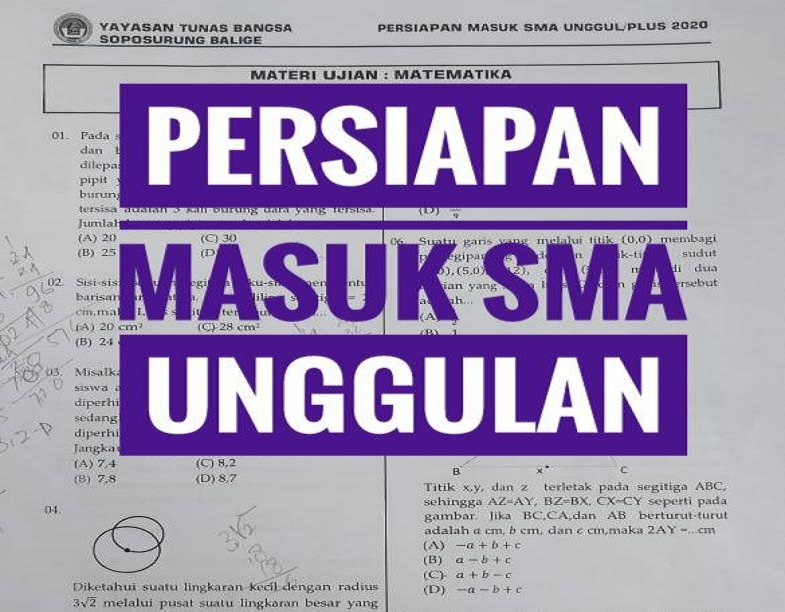 Detail Contoh Soal Tes Masuk Sma Nomer 2